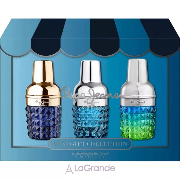 Pepe Jeans Pepe Jeans for Him Miniature Set ����� (����� (��������� ���� Life Is Now 15 �� + ��������������� ���� Cocktail Edition 15 �� + ��������� ���� Celebrate 15 ��)