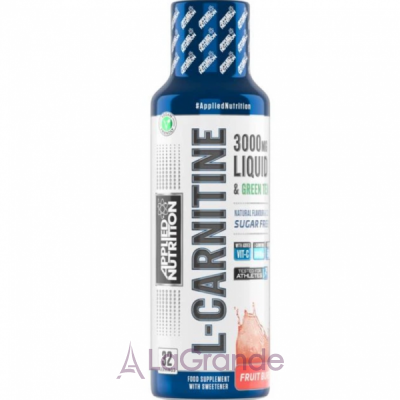 Applied Nutrition  L-Carnitine Liquid 3000 Fruit Burst  L- 