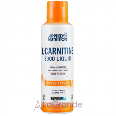 Applied Nutrition L-Carnitine Liquid 3000 Tangy Orange  L- 