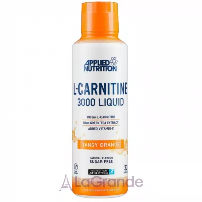 Applied Nutrition L-Carnitine Liquid 3000 Tangy Orange  L- 