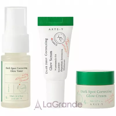 Axis-Y The Mini Glow Trio     (ton/12ml + ser/5ml + gel/cr/5ml)