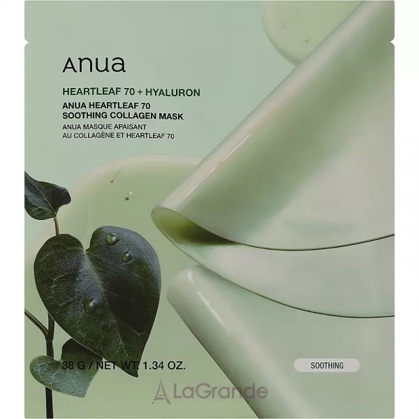 Anua Heartleaf 70% Soothing Collagen Mask ����������� ���������� ����� ��� ������� � ���������� ����������
