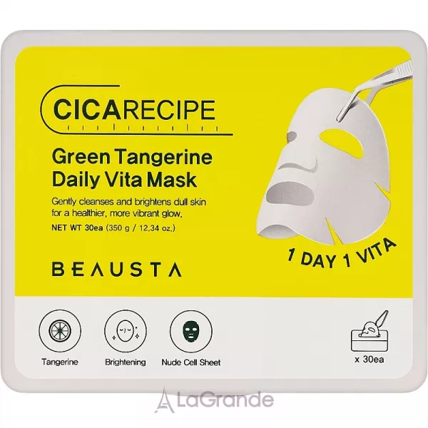 Beausta Cicarecipe Green Tangerine Daily Vita Mask �������� ����� ��� �������������� ���� ���� � ���������� ���������� �����