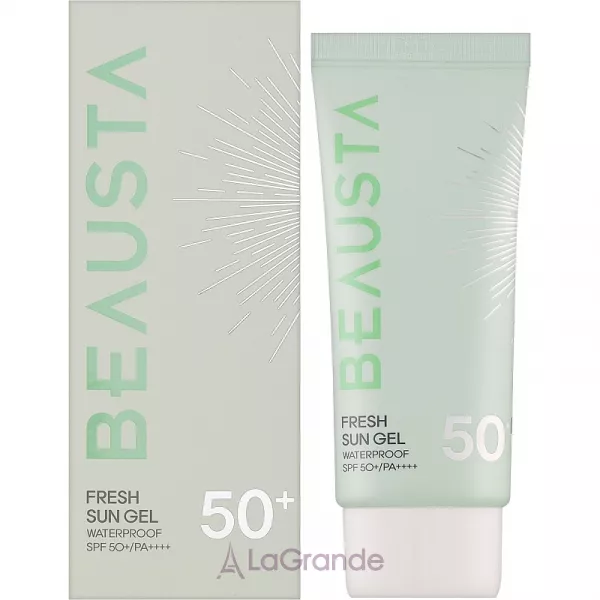 Beausta Waterproof Fresh Sun Gel SPF50+ �������������� ����������� ���� SPF50+