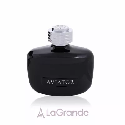 Paris Bleu Aviator Black Leather   ()