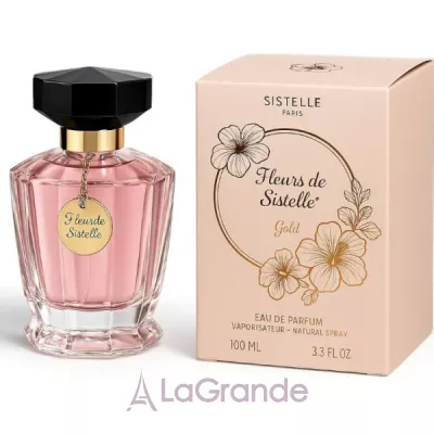 Paris Bleu Fleurs de Sistelle Gold  