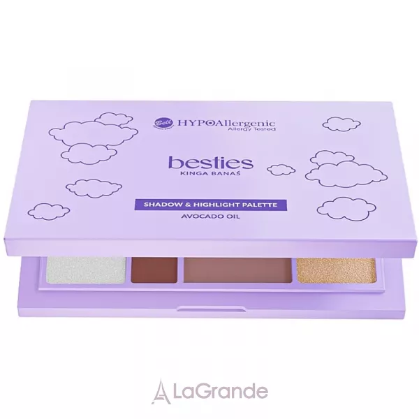 Bell HypoAllergenic x Besties Shadow & Highlight Palette ������ ���� ��� ���� � ���������� ��� �������