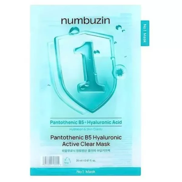 Numbuzin No.1 Pantothenic B5 Hyaluronic Active Clear Mask �������� ����� ��� ������� � ���������� �� ����������� ��������
