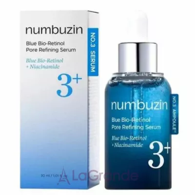 Numbuzin No.3 Blue Bio-Retinol Pore Refining Serum ��������� ��� ������� ��� ���� � ���������