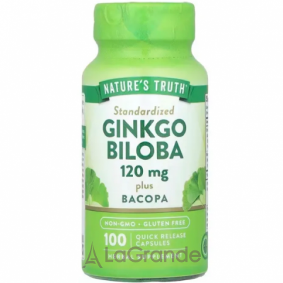 Nature's Truth Ginkgo Biloba Plus Bacopa 120 mg ����������� ������� 