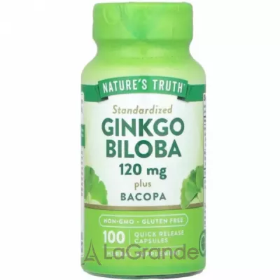 Nature's Truth Ginkgo Biloba Plus Bacopa 120 mg ����������� ������� 