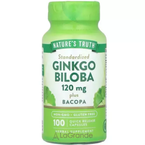 Nature's Truth Ginkgo Biloba Plus Bacopa 120 mg ����������� ������� 