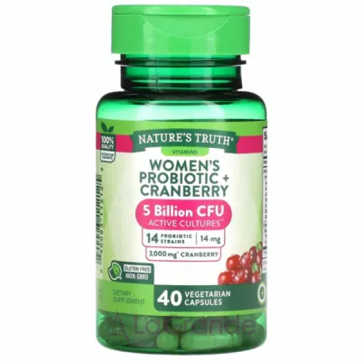 Nature's Truth Women's Probiotic+Cranberry ����������� ������� ���������� ��� ������ � ������� 5 ���� ���