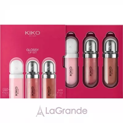 Kiko Glossy Lip Set ����� ������� ��� ��� (3�6,5 ml)