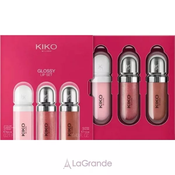 Kiko Glossy Lip Set ����� ������� ��� ��� (3�6,5 ml)
