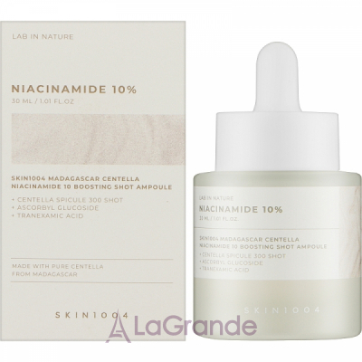 Skin1004 Madagascar Centella Niacinamide 10 Boosting Shot Ampoule ��������� ��� ������� � ����������� 10%