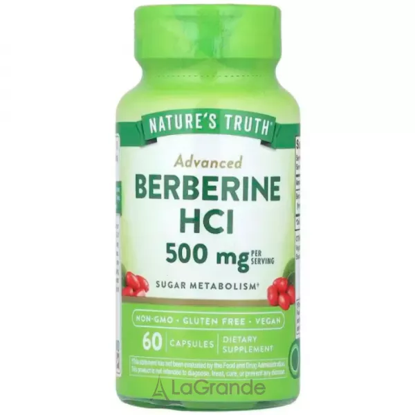 Nature's Truth Berberine HCL 500 mg ����������� ������� 