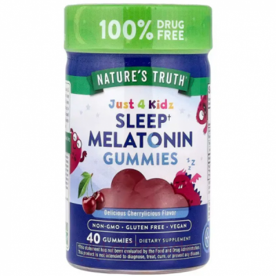 Nature's Truth Just 4 Kids Sleep Melatonin Gummies ����������� ������� 