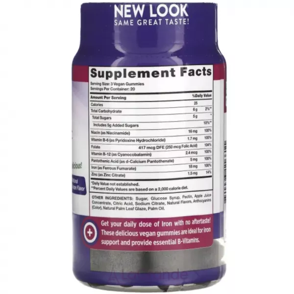 Nature's Truth Essential Iron+B-Vitamins Zinc ����������� ������� 