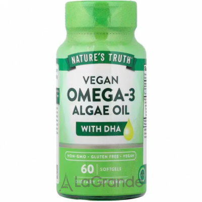 Nature's Truth Vegan Omega-3 Algae Oil ����������� ������� �����-3 � ����� �� ���������� � ���