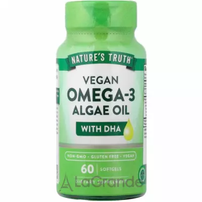 Nature's Truth Vegan Omega-3 Algae Oil ����������� ������� �����-3 � ����� �� ���������� � ���