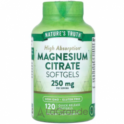 Nature's Truth Magnesium Citrate 250 mg ĳ������ ������� 