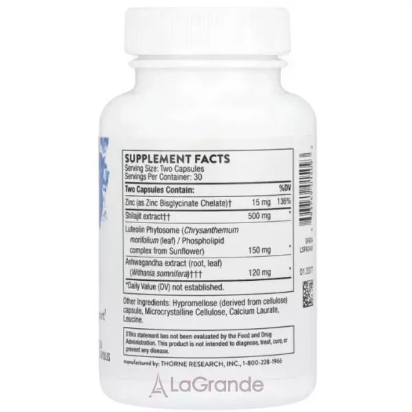 Thorne Research Advanced Testosterone ��������� ������������