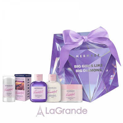 Mermade Wanderlust Diamond ��������������� ���������� ����� (sh/gel/100ml + deo/60g + b/lot/100ml + scr/300g)