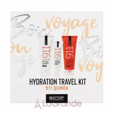 Biotop 911 Hydration Travel Kit Quinoa �������� ���� ��� ������ �� ������������ ������� (sh/75ml + mask/75ml + serum/30ml)