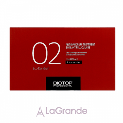Biotop Professional 02 Eco Dandruff Treatment Ampoules ������ ��� ����� ������ �������