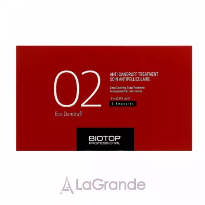 Biotop Professional 02 Eco Dandruff Treatment Ampoules ������ ��� ����� ������ �������