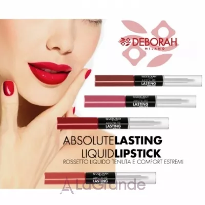 Deborah Absolute Lasting Liquid Lipstick      2  1