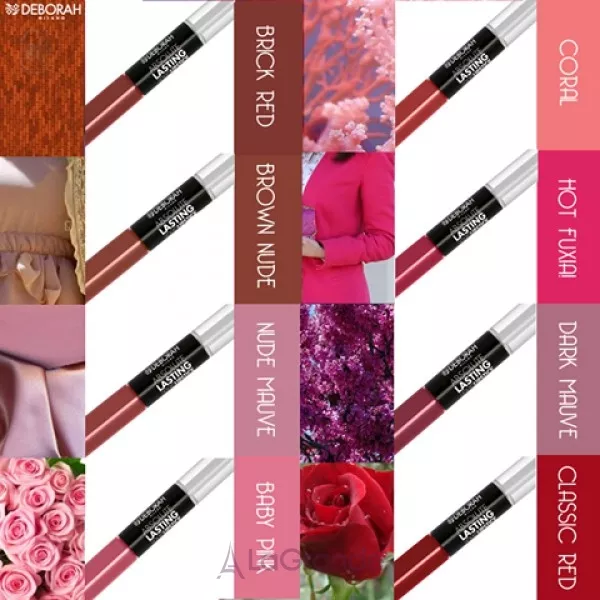 Deborah Absolute Lasting Liquid Lipstick ������ �� ������� ��� ��� 2 � 1