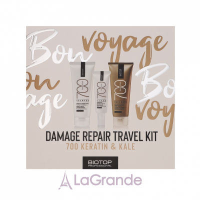 Biotop Professional 700 Travel Keratin + Kale �������� �����  ��� �����, �������, ������������ �����  (sh/75ml + mask/75ml + serum/30ml)