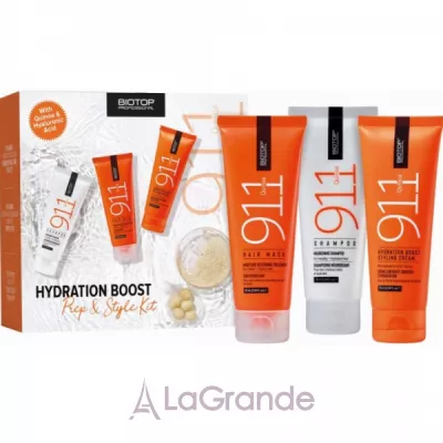 Biotop Professional 911 Nourish & Hydrate Boost Support ����� ��� ������������ ������� � ���������� ����� (sh/75ml + mask/75ml + cream/75ml)