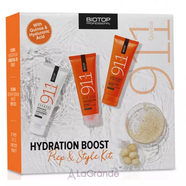 Biotop Professional 911 Nourish & Hydrate Boost Support ���� ��� ������������ �������� �� ���������� ������� (sh/75ml + mask/75ml + cream/75ml)