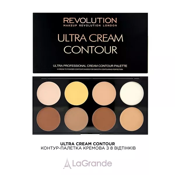 Makeup Revolution Ultra Cream Contour Palette ������� ��� ���������� �������
