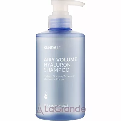 Kundal Airy Volume Hyaluron Hair Care Set ���� �������������� ������ ��� ��'��� ������� (shampoo/500ml + h/cond/500ml)