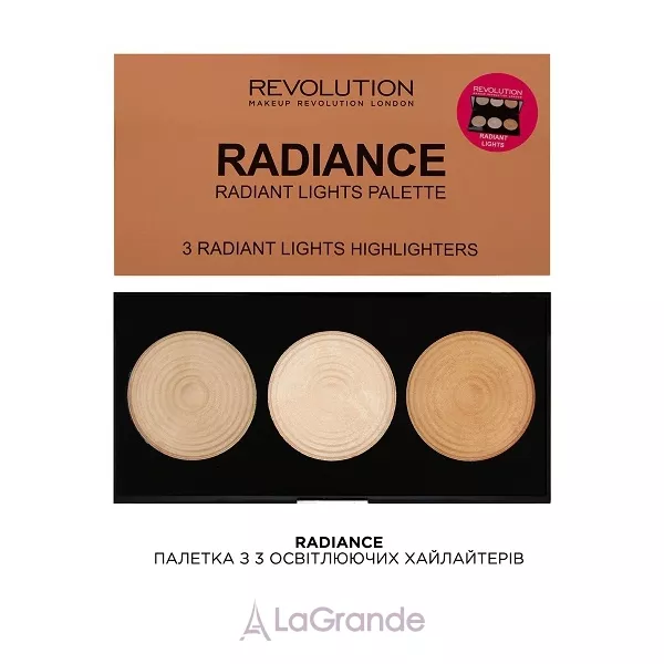Makeup Revolution Highlighter Palette Radiance ������ ������������� ���������� ��� �������