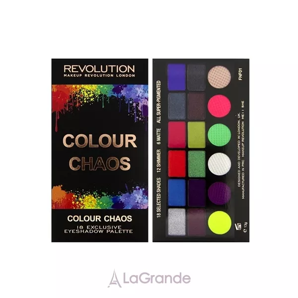 Makeup Revolution Salvation Palette Colour Chaos ������� ����� ��� ���, 18 ��������