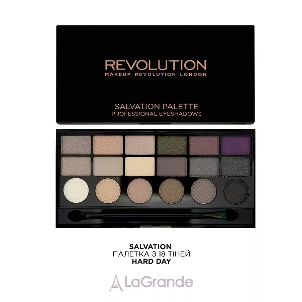 Makeup Revolution Salvation Palette Hard Day ������� ����� ��� ���, 18 ��������