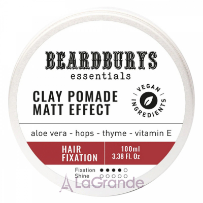 Beardburys Essentials Clay Pomade Matt Effect ������ ������ ��� �������