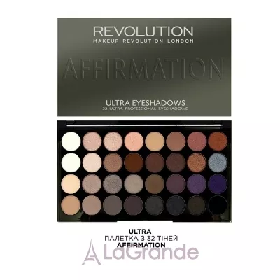 Makeup Revolution Ultra Eyeshadows Palette Affirmation    , 32 