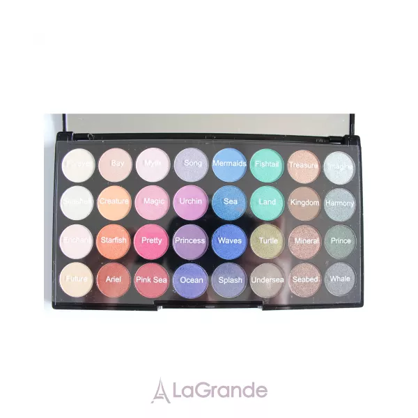 Makeup Revolution Ultra Eyeshadows Palette Mermaids Forever ������� ����� ��� ���, 32 �������