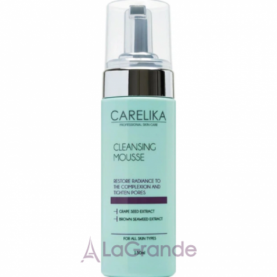 Carelika Cleansing Mousse With Grape Seed ��� ��� ������� ������������ � ���������� ����������� �������.