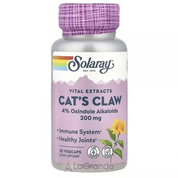 Solaray Cat's Claw 200 mg ĳ������ ������� 