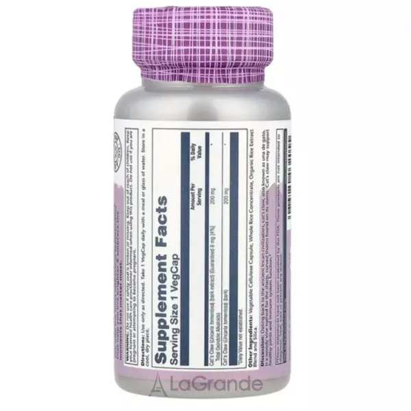 Solaray Cat's Claw 200 mg ĳ������ ������� 