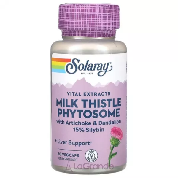 Solaray Milk Thistle Phytosome 200mg ĳ������ ������� 