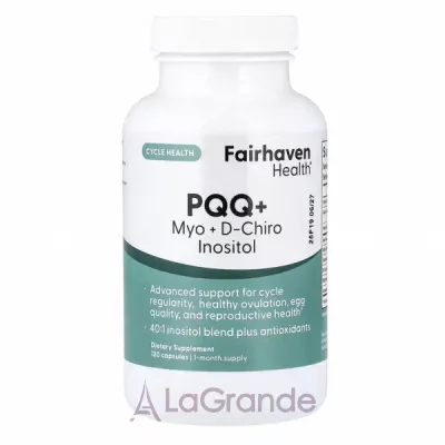 Fairhaven Health PQQ + Myo + D-Chiro Inositol ����������� ������� 