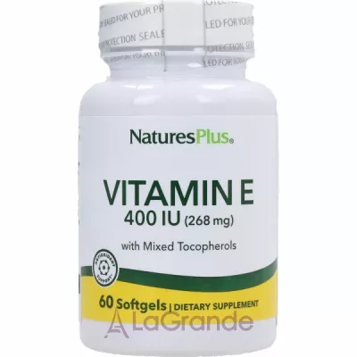 NaturesPlus Vitamin E 400IU with Mixed Tocopherols ĳ������ ������� 